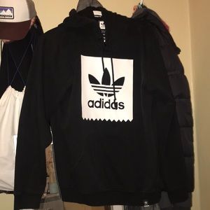 All black adidas hoodie